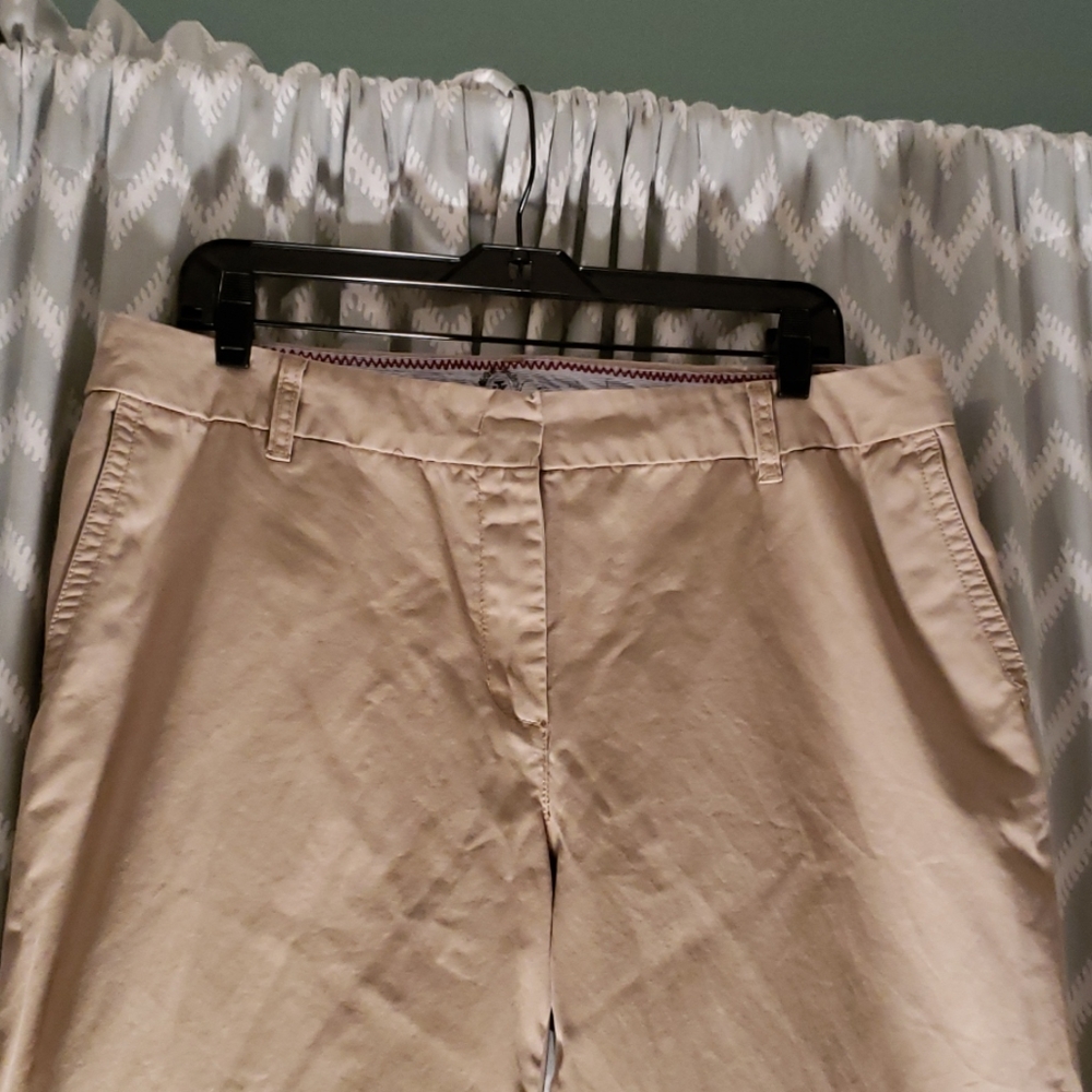 Wide leg khaki chinos - Picture 2 of 5